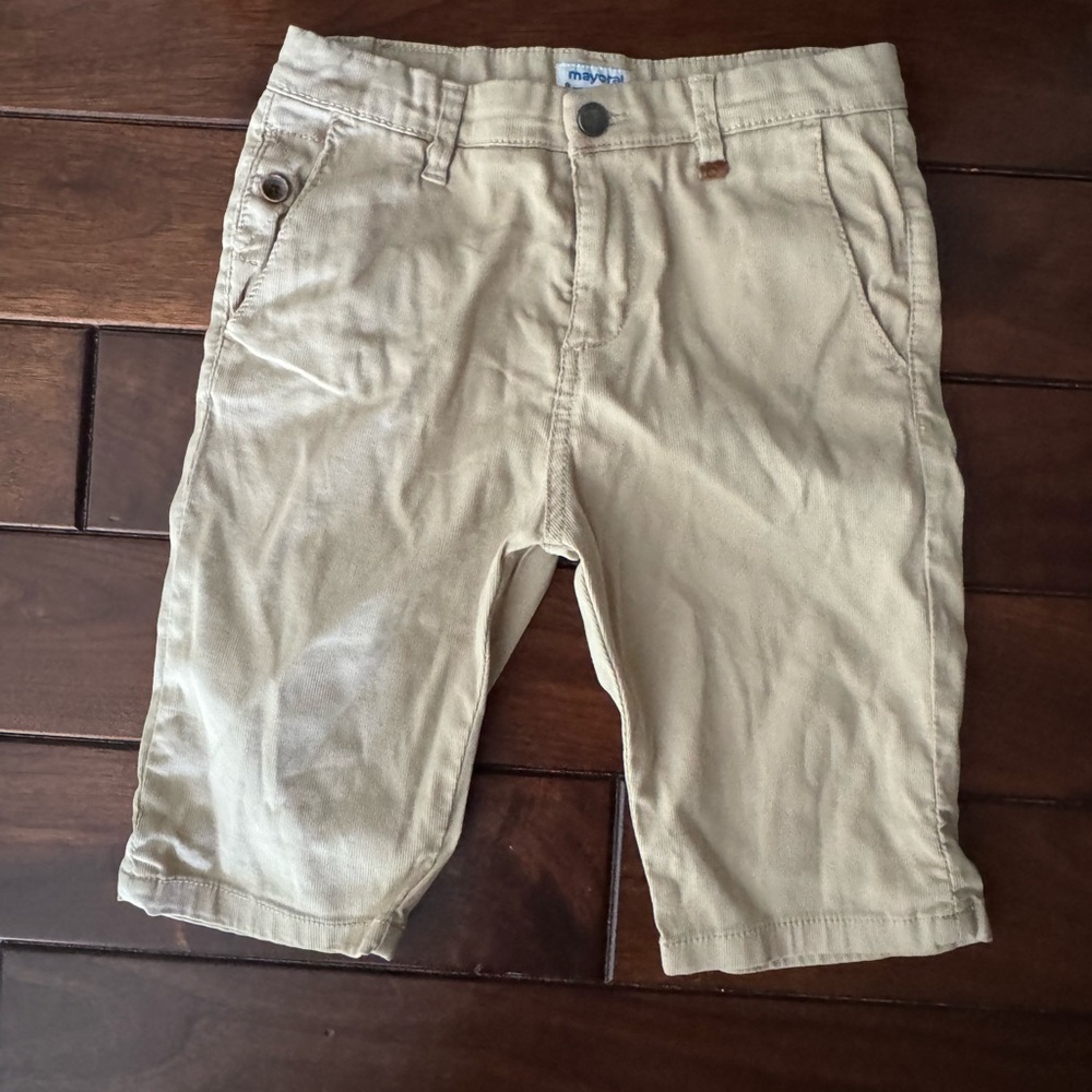 Mayoral Light Tan Kids Shorts